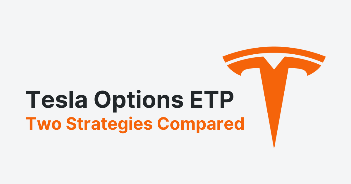 TSLI Tesla options ETP performance covered call vs cash-secured put