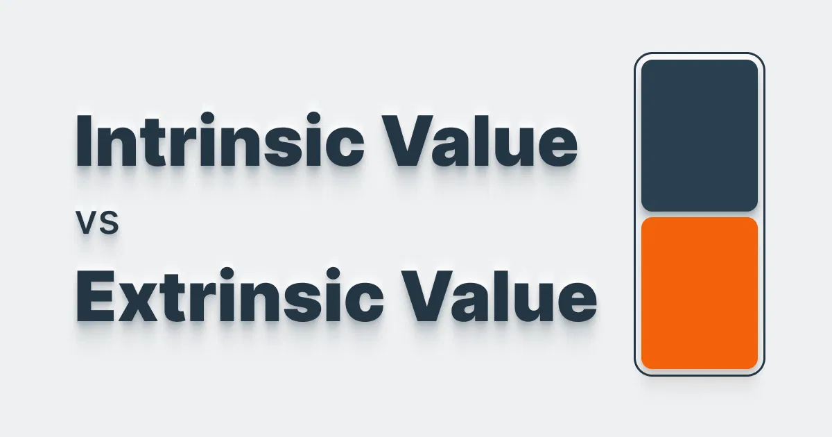 Intrinsic Value vs Extrincis Value
