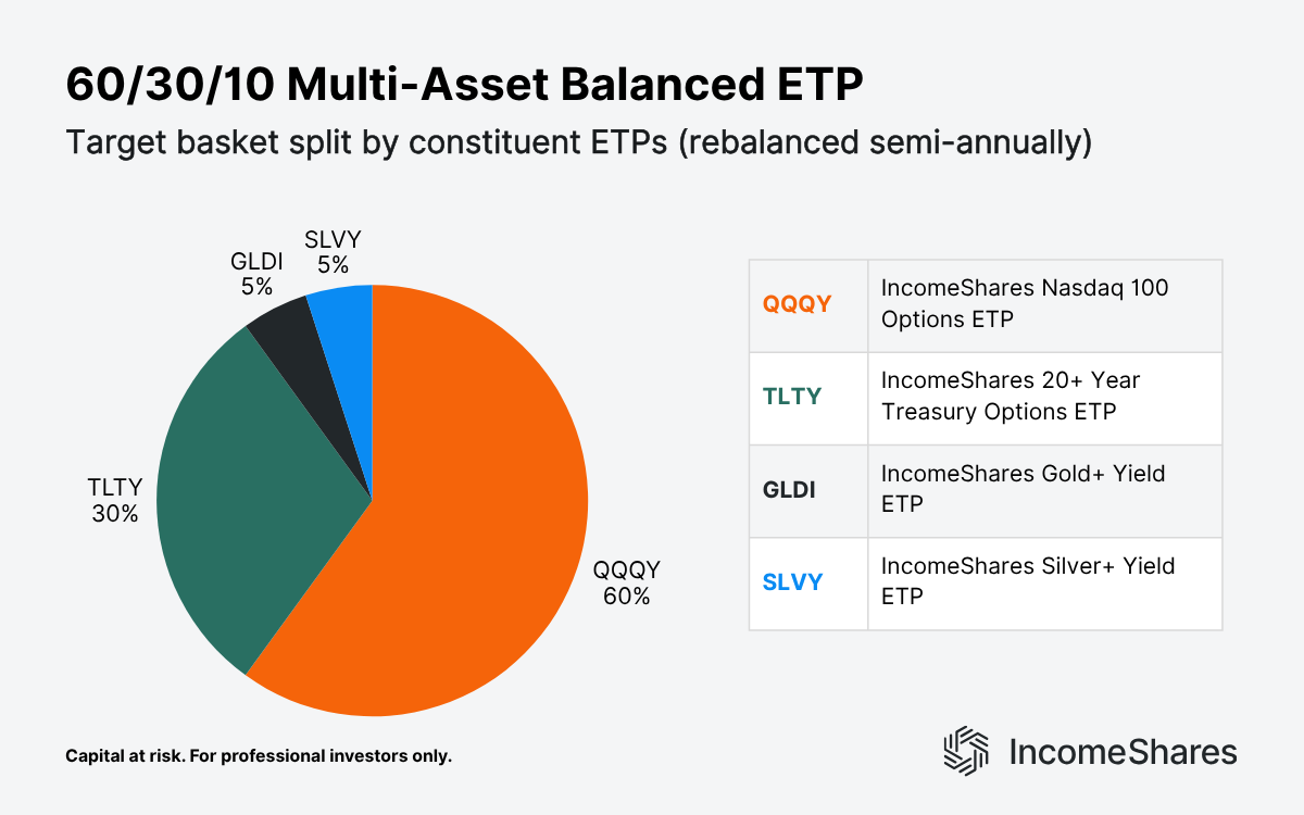 603010 Multi-Asset Balanced ETP target basket split 